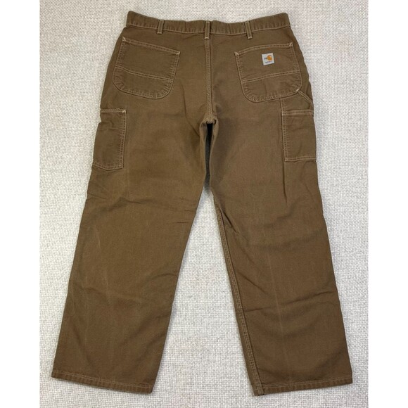 Carhartt FR Pants 100791 Men's 38x29 Flame Resistant Washed Duck Brown CAT 2 - Picture 3 of 11